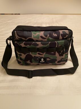 BAPE A Bathing Ape Camo Crossbody Shoulder Bag